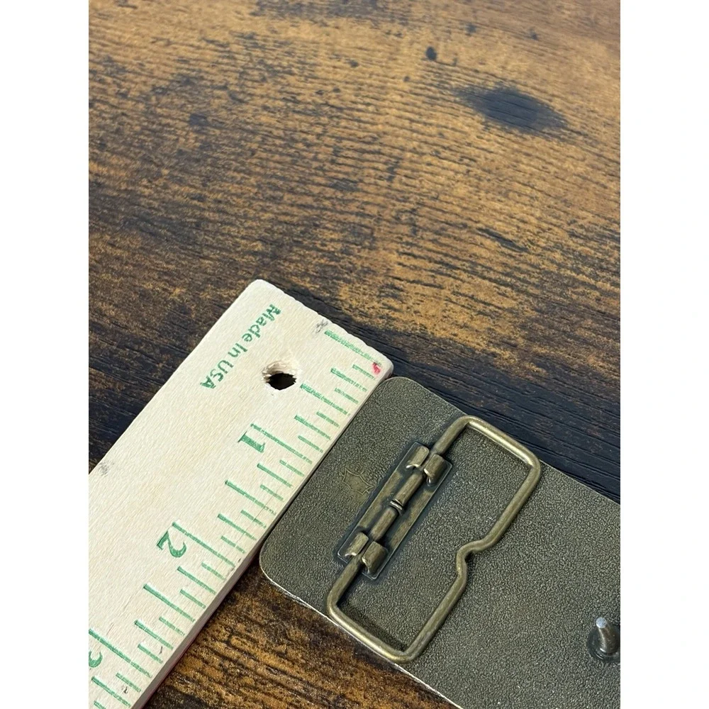 Vintage From Now On All You Need is Dyfonate Belt Buckle Brass‎ Agriculture USA